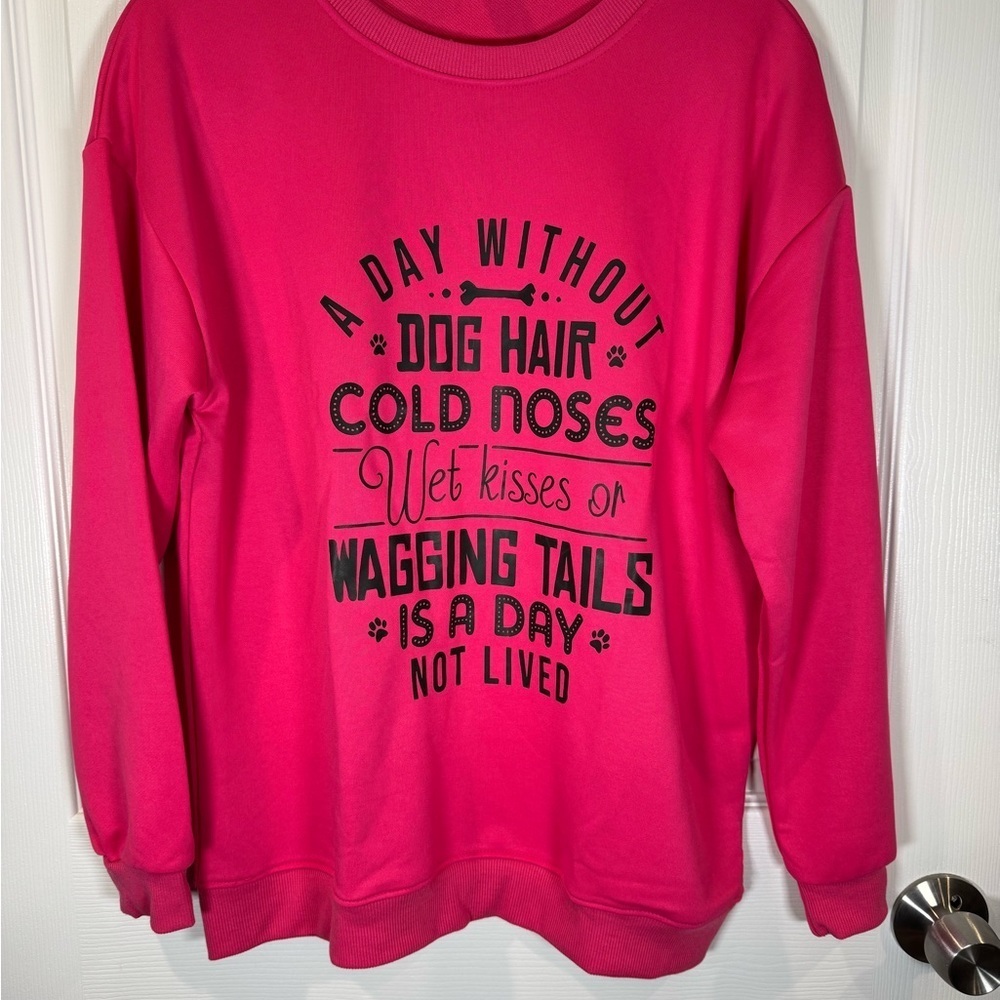 Pink Graphic Women's Sweater